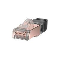 Shielded   Cat6A Plug Package Qty 100 Ca