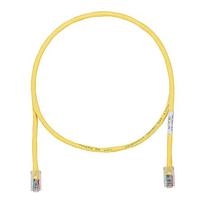 Patch cord de cobre UTP Panduit, Cat 5E, 24 AWG, 14ft, amarillo - UTPCH14YLY-SLV