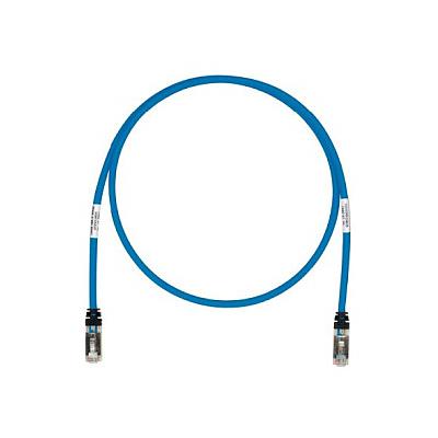 PANDUIT Cable de conexión S / FTP, Categoría 6a, Enchufes modulares TX6A, Azul - STP6X7BU