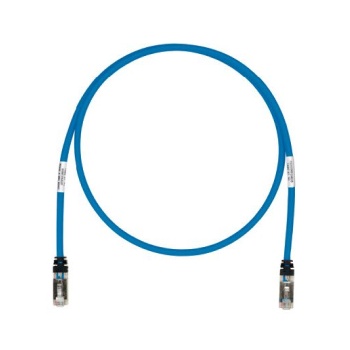 PANDUIT Cable de conexión S / FTP, Categoría 6a, Enchufes modulares TX6A, Azul - STP6X7BU
