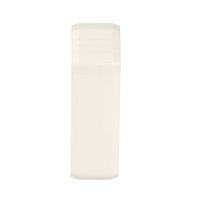 T-45 Tapa cople de canaleta plastica. Blanca