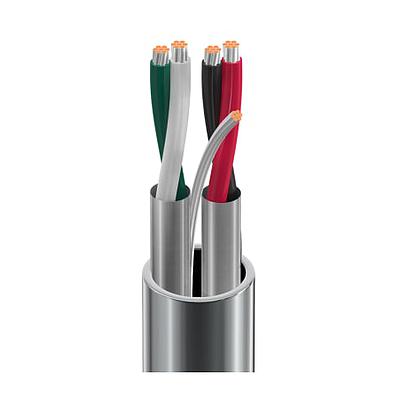 Cable Belden,  Par trenzado aislado con espuma de cobre estañado de 22 (7x30) AWG