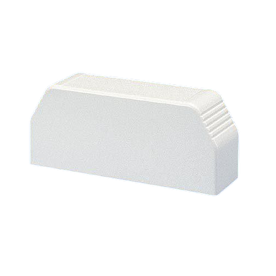 PANDUIT Tapa extremo T-70, PVC, Blanco - T70ECWH