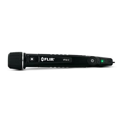 Detector de voltaje sin contacto CAT IV con triple alarma y linterna
