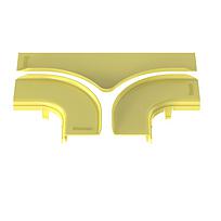 Split Cover, Horizontal Tee, 6&quot; x 4&quot; (150mm x 100mm), FiberRunner, YL