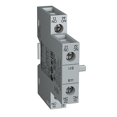 Auxiliary Contact 1 NO 1 NC : Auxiliary Contact, 1 NO 1 NC, Side Mounting, For 100-E09 - 100-E96Contactors and 700-EF Control Relays