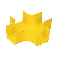 FiberRunner® 4x4 4-Way Cross Fitting attaches to 4x4 channel