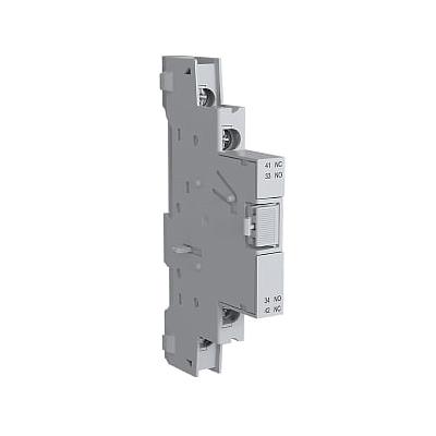 Side Mounted Auxiliary Contact, 1 NO 1 NC, 9 mm Wide, For 140MT, Mtr Protection Ckt-Br