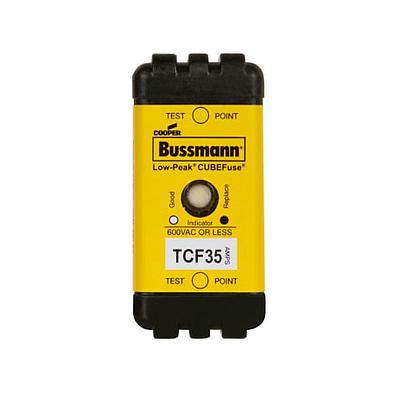 Fusible CUBEFuse® Clase J Con Indicador Protección Contra Choques Electricos 600Vca/600Vcd