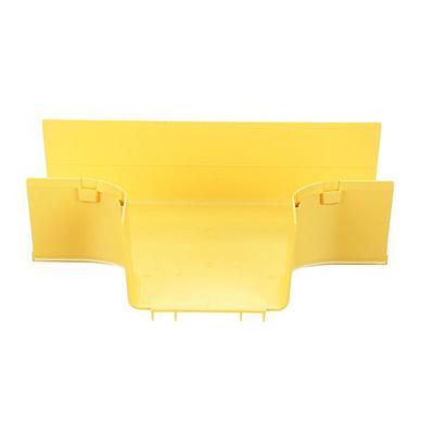 FiberRunner® Horizontal Tee, 6x4, Yellow