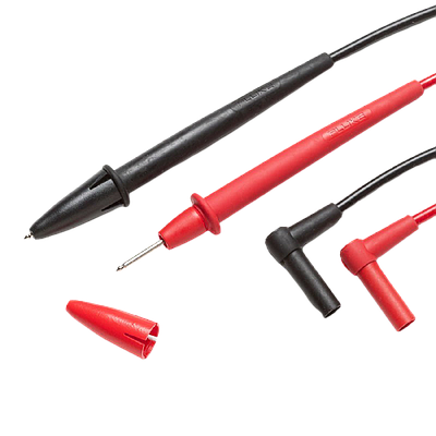 Juego de cables de prueba de punta dura, Fluke, conectores de PVC cubiertos, HardPoint - TL75