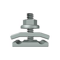 CLEMA PEQUEÑA+TORNILLO T C/TUERCA P54MM