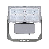 ProSite F1 Flood, NEMA 6 (Wide 125°), 24klm Model, 175 Watts, 100-277VAC/120-250VDC, Cool White 5000K, Integrated PC Lens, Angled Bracket, Gray, DALI / 0-10V [UL 1598/A]