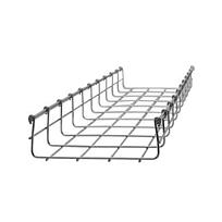Charola tipo malla 150/100 mm, con acabado Electro Zinc, hasta 239 cables Cat6, tramo 3 m