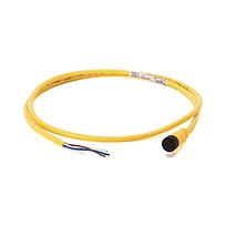 Cable DC Micro (M12), Rockwell Automation, hembra, R-Ang, 5 pines, PVC, negro, 15 m - 889D-R5BC-15
