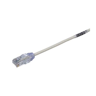 PANDUIT Cable de conexión UTP, Categoría 6, 28 AWG, Sin blindaje, Blanco - UTP28SP3