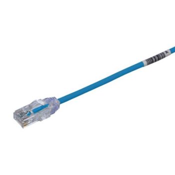 PANDUIT Cable de conexión UTP, Categoría 6 de alto rendimiento, Conectores modulares TX6, 28 AWG, Azul - UTP28SP5BU