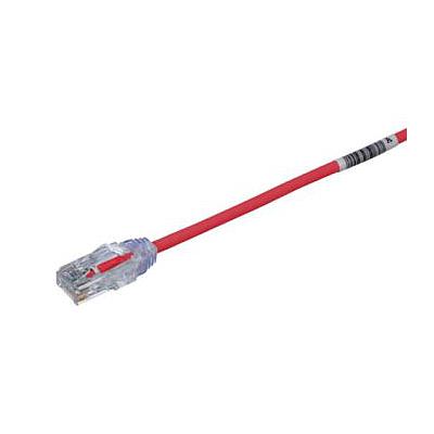 PANDUIT Cable de conexión UTP, Categoría 6, Enchufes modulares TX6, 28AWG, Rojo - UTP28SP7RD