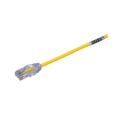 Patch cord de cobre Panduit, Cat 6, 28 AWG, U/UTP, 8 in, amarillo - UTP28SP8INYL