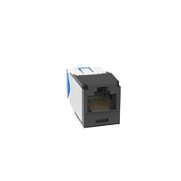 Mini-Com Corrosive Resistant Module, Cat 6A, UTP, Black, TG Style