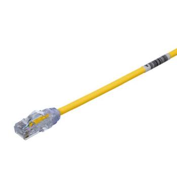 PANDUIT Cable de conexión UTP, Categoría 6a, 28 AWG, Amarillo - UTP28X5YL
