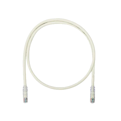 PANDUIT Cable de conexión UTP, Categoría 6a, 24 AWG, Blanco - UTP6A3