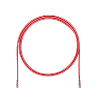 PANDUIT Cable de conexión UTP, Categoría 6A, MaTriX, Enchufes modulares TX6A, Rojo - UTP6A3RD