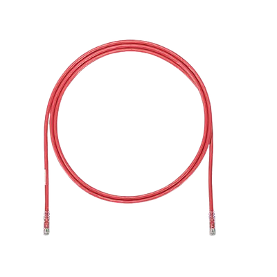 PANDUIT Cable de conexión UTP, Categoría 6A, MaTriX, Enchufes modulares TX6A, Rojo - UTP6A3RD