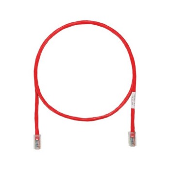 PANDUIT Cable de conexión UTP, Categoría 5e, Rojo - UTPCH3RDY