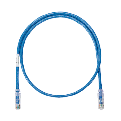 PANDUIT Cable de conexión UTP, Categoría 6, Enchufes modulares TX6, Azul - UTPSP14BUY