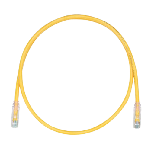 PANDUIT Cable de conexión UTP, Categoría 6, Enchufes modulares TX6 PLUS, Amarillo - UTPSP14YLY