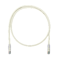 PANDUIT Cable de conexión UTP, Categoría 6, Conectores modulares TX6 PLUS, Blanco - UTPSP2Y