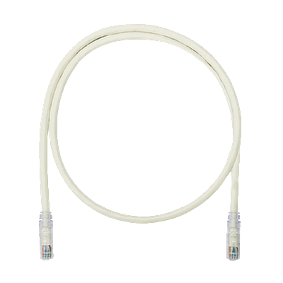 PANDUIT Cable de conexión UTP, Categoría 6, Conectores modulares TX6 PLUS, Blanco - UTPSP2Y