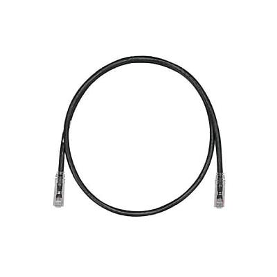 PANDUIT Cable de conexión UTP, Categoría 6, Conectores modulares TX6 PLUS, Negro - UTPSP3BLY