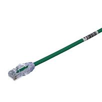 PANDUIT Cable de conexión UTP, Categoría 6, Enchufes modulares TX6 PLUS, Verde - UTPSP3GRY