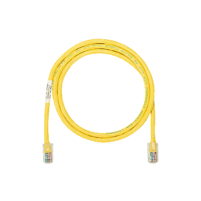 PANDUIT Cable de conexión UTP, Categoría 6, Enchufes modulares TX6 PLUS, Amarillo - UTPSP3YLY