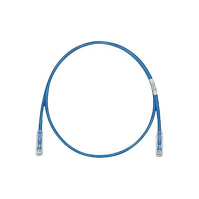 PANDUIT Cable de conexión UTP, Categoría 6, Rendimiento mejorado, 24 AWG, Azul - UTPSP5BUY