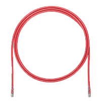 PANDUIT Cable de conexión UTP, Categoría 6, Enchufes modulares TX6 PLUS, Rojo - UTPSP5RDY
