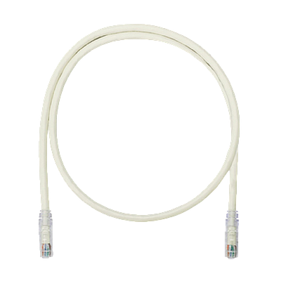 PANDUIT Cable de conexión UTP, Categoría 6, 24 AWG, Rendimiento Mejorado, Blanco - UTPSP5Y