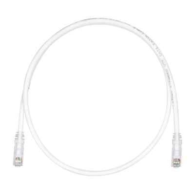 Cordon de parcheo Cat 6, UTP con conectores modulares TX6 PLUS, 6 pies, Blanco