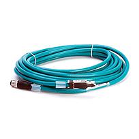 Cable Ethernet, Micro D-Code, Rockwell Automation, Cat 5e, 4 conductores, M12-RJ45, 5m, verde azulado - 1585D-M4HBJM-5