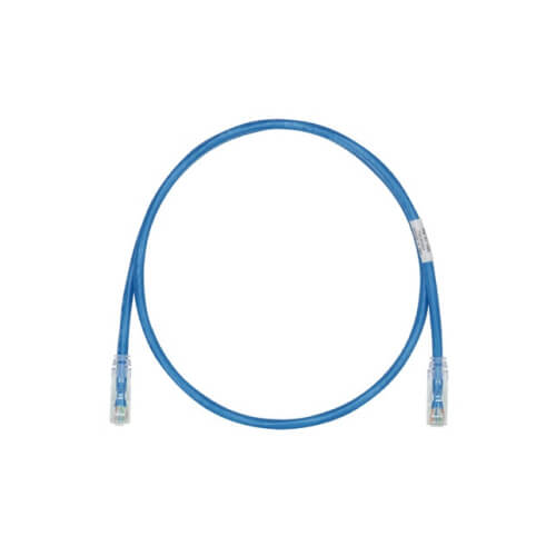 PANDUIT Cable de conexión UTP, Categoría 6, 24 AWG, Rendimiento mejorado, Azul - UTPSP7BUY