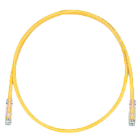 PANDUIT Cable de conexión UTP, Categoría 6, Enchufes modulares TX6 Plus, 24 AWG, Amarillo - UTPSP7YLY