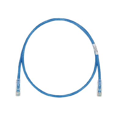 PANDUIT Cable de conexión UTP, Categoría 6, Enchufes modulares TX6 PLUS, Azul - UTPSP9BUY