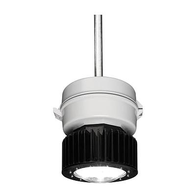 CHAMP® VMV LED - LUMINARIA SERIE CHAMP VMV LED CLASE 1 DIVISIÓN 2, DE ALUMINIO FUNDIDO A PRESIÓN, 43W , 5335 LÚMENES,  TEMPERATURA DE COLOR BLANCO FRÍO, CON MONTAJE  COLGANTE 3/4",ÓPTICA TIPO V (DISTR