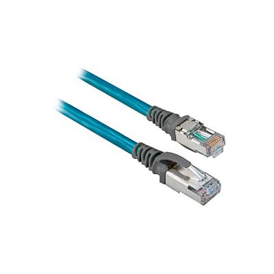 Cable de conexión EtherNet, 8 Conductores, RJ45 Recto Macho A RJ45 Recto Macho, Verde Azulado, 1.9 metros, ROCKWELL - 1585J-M8HBJM-1M9