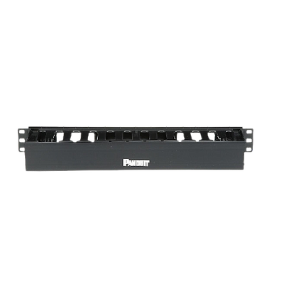 PANDUIT Administrador horizontal PatchLink, Una cara, 1 RU, ABS, Negro - WMPFSE