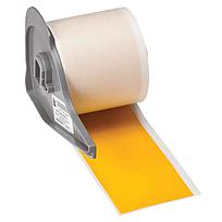 Cinta de etiquetas de vinilo con adhesivo permanente para todo tipo de clima para las impresoras M7 - 2" x 50', Amarillo