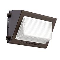 Luminaria LED Wall Pack Adjustable+Switchable+Photocell, 2,300-5,300-8,500 Lumens, Switchable 3000K-4000K-5000K, 120-347V, 80CRI. Marca Lithonia lighting.