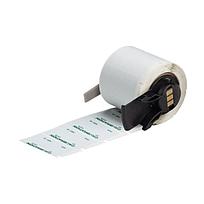 Etiquetas de poliéster metalizado gris mate resistente a solventes, encabezado CALIBRATION, para impresoras M6 M7